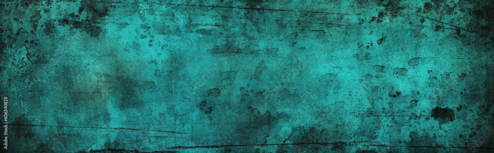 turquoise grunge background created using generative AI tools turquoise grunge background created using generative AI tools