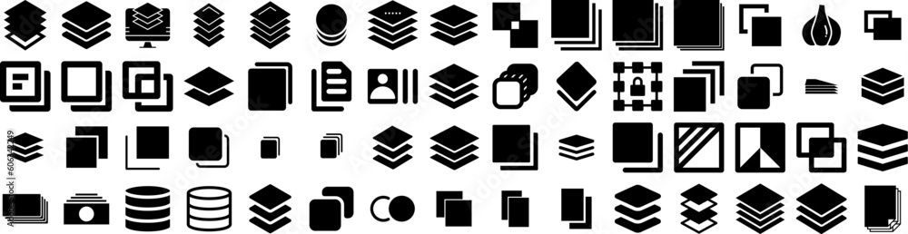 Set Of Layers Icons Isolated Silhouette Solid Icon With Isolated, Background, Texture, Illustration, Layer, 3D, Protection Infographic Simple Vector Illustration Logo Set Of Layers Icons Isolated Silhouette Solid Icon With Isolated, Background, Texture, Illustration, Layer, 3D, Protection Infographic Simple Vector Illustration Logo
