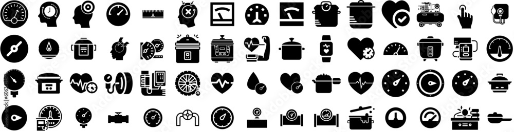Set Of Pressure Icons Isolated Silhouette Solid Icon With Job, Pressure, Maintenance, Water, Cleaner, Clean, Equipment Infographic Simple Vector Illustration Logo Set Of Pressure Icons Isolated Silhouette Solid Icon With Job, Pressure, Maintenance, Water, Cleaner, Clean, Equipment Infographic Simple Vector Illustration Logo