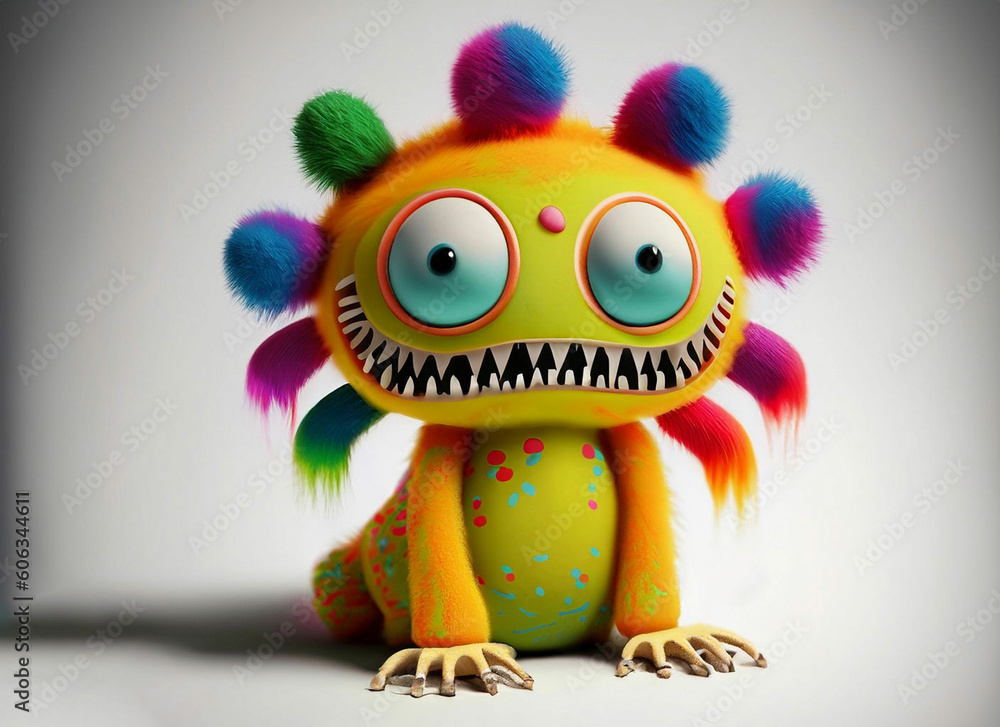 Cartoon Monsters collection. Vector set of cartoon monsters isolated. Design for print, party decoration, t-shirt, illustration, logo, emblem or sticker Cartoon Monsters collection. Vector set of cartoon monsters isolated. Design for print, party decoration, t-shirt, illustration, logo, emblem or sticker
