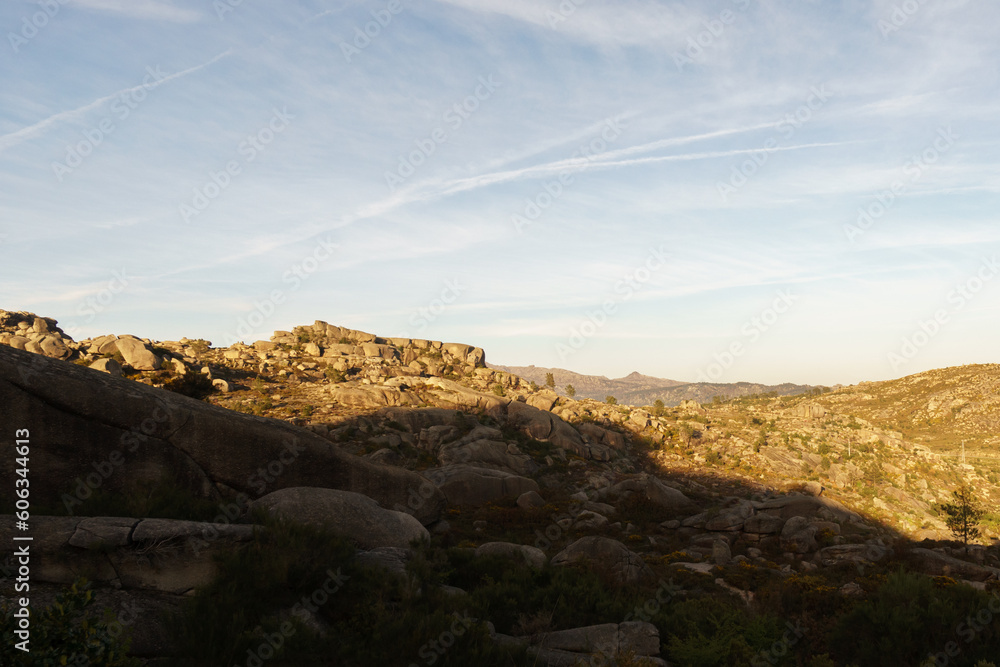 Obraz premium Calcedonia, Gerês mountain range, Terras de Bouro, Braga district, Portugal