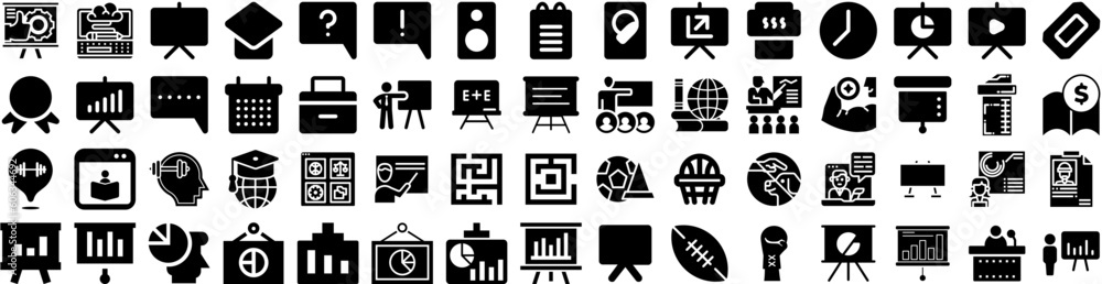 Set Of Training Icons Isolated Silhouette Solid Icon With Seminar, Business, Office, Education, Conference, Training, Professional Infographic Simple Vector Illustration Logo Set Of Training Icons Isolated Silhouette Solid Icon With Seminar, Business, Office, Education, Conference, Training, Professional Infographic Simple Vector Illustration Logo