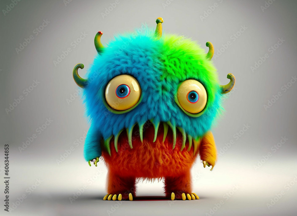 Cartoon Monsters collection. Vector set of cartoon monsters isolated. Design for print, party decoration, t-shirt, illustration, logo, emblem or sticker Cartoon Monsters collection. Vector set of cartoon monsters isolated. Design for print, party decoration, t-shirt, illustration, logo, emblem or sticker