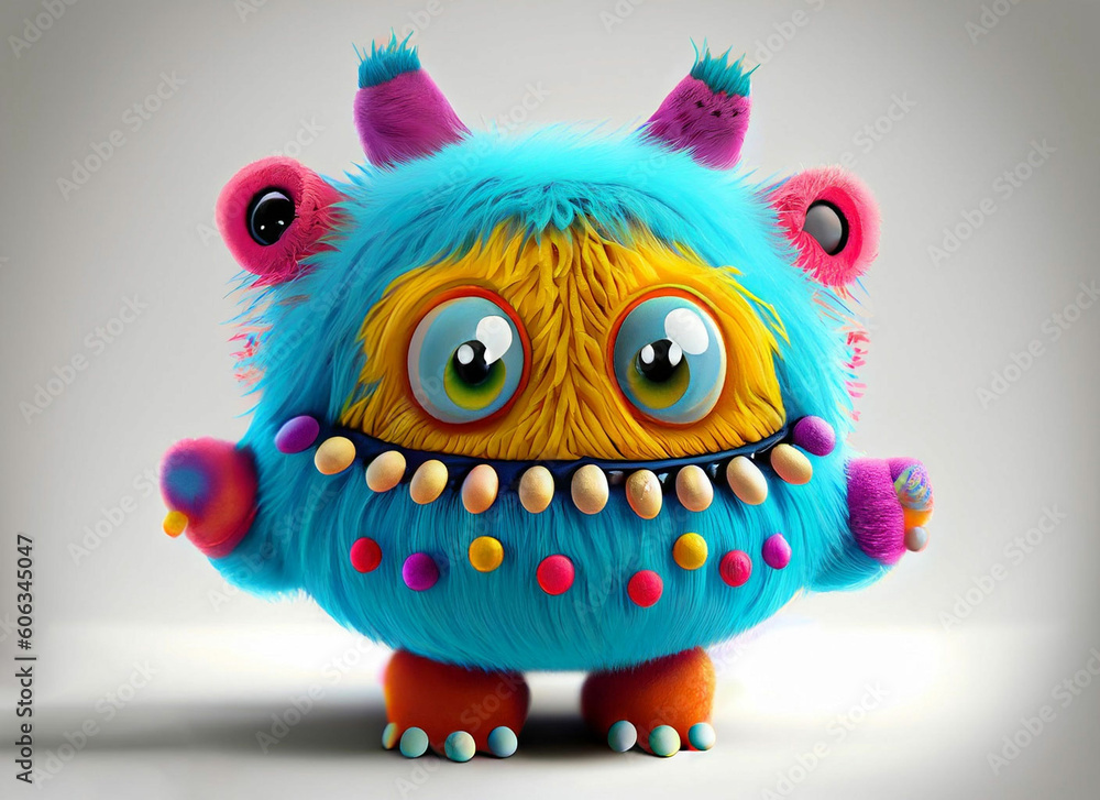 Cartoon Monsters collection. Vector set of cartoon monsters isolated. Design for print, party decoration, t-shirt, illustration, logo, emblem or sticker Cartoon Monsters collection. Vector set of cartoon monsters isolated. Design for print, party decoration, t-shirt, illustration, logo, emblem or sticker