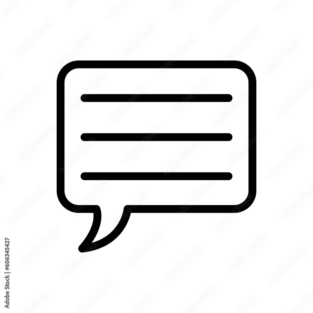message sign symbol vector icon message sign symbol vector icon