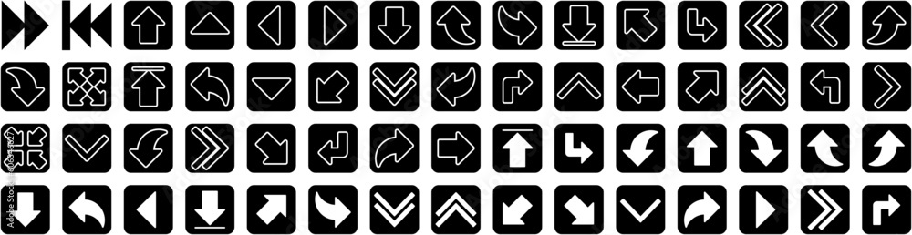 Set Of Arrows Icons Isolated Silhouette Solid Icon With Design, Collection, Arrow, Symbol, Vector, Set, Sign Infographic Simple Vector Illustration Logo Set Of Arrows Icons Isolated Silhouette Solid Icon With Design, Collection, Arrow, Symbol, Vector, Set, Sign Infographic Simple Vector Illustration Logo