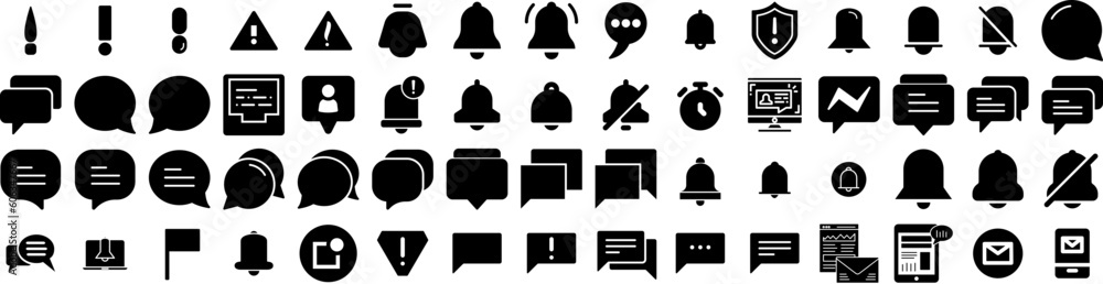 Set Of Notification Icons Isolated Silhouette Solid Icon With Web, Icon, Illustration, Alert, Message, Notification, Application Infographic Simple Vector Illustration Logo Set Of Notification Icons Isolated Silhouette Solid Icon With Web, Icon, Illustration, Alert, Message, Notification, Application Infographic Simple Vector Illustration Logo