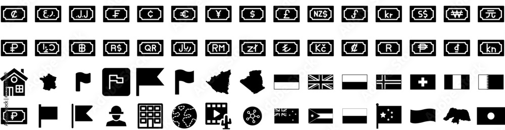 Set Of Country Icons Isolated Silhouette Solid Icon With Symbol, Country, Illustration, Vector, World, Travel, Europe Infographic Simple Vector Illustration Logo Set Of Country Icons Isolated Silhouette Solid Icon With Symbol, Country, Illustration, Vector, World, Travel, Europe Infographic Simple Vector Illustration Logo