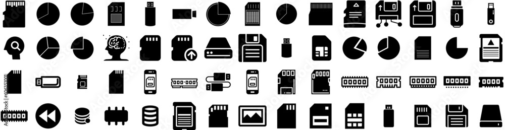 Set Of Memory Icons Isolated Silhouette Solid Icon With Memory, Concept, Head, Woman, Hand, Care, Memories Infographic Simple Vector Illustration Logo Set Of Memory Icons Isolated Silhouette Solid Icon With Memory, Concept, Head, Woman, Hand, Care, Memories Infographic Simple Vector Illustration Logo