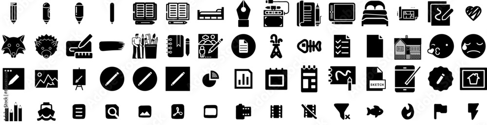 Set Of Sketch Icons Isolated Silhouette Solid Icon With Illustration, Vector, Drawing, Set, Doodle, Design, Sketch Infographic Simple Vector Illustration Logo Set Of Sketch Icons Isolated Silhouette Solid Icon With Illustration, Vector, Drawing, Set, Doodle, Design, Sketch Infographic Simple Vector Illustration Logo