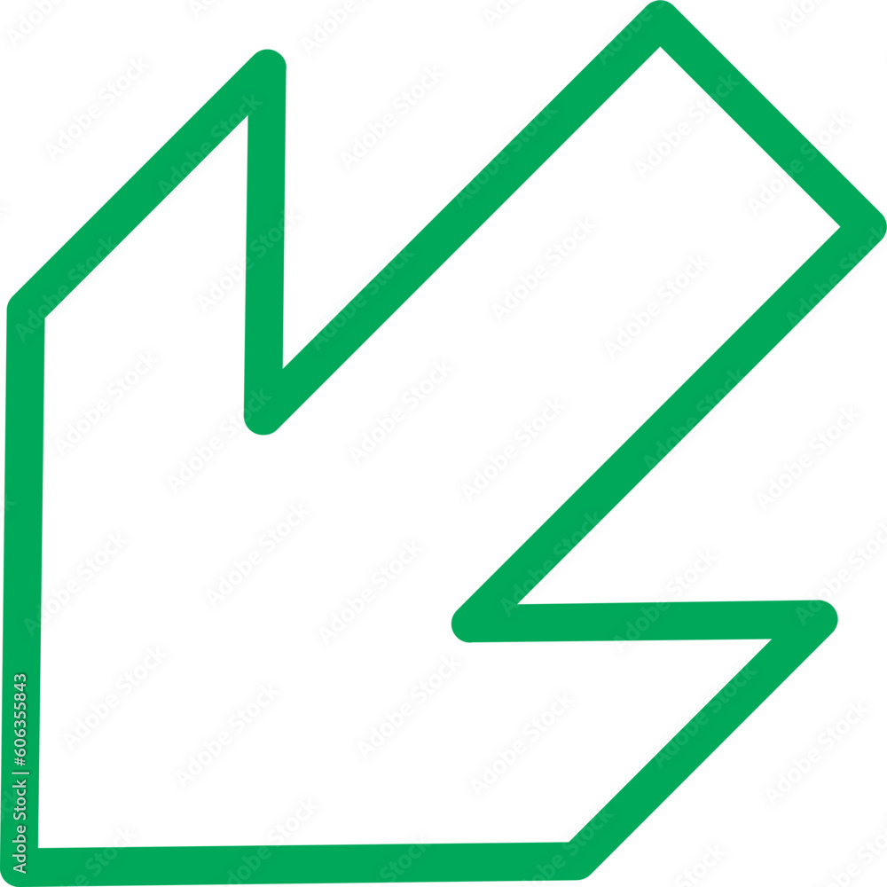 down left green arrow transparent down left green arrow transparent
