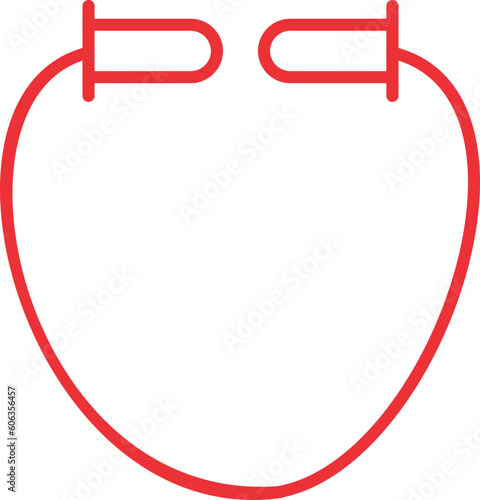 red text box for any text with exclamation mark earplugs Transparent 