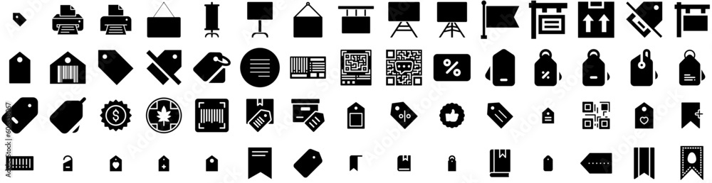 Set Of Label Icons Isolated Silhouette Solid Icon With Vector, Tag, Icon, Sticker, Sign, Label, Badge Infographic Simple Vector Illustration Logo Set Of Label Icons Isolated Silhouette Solid Icon With Vector, Tag, Icon, Sticker, Sign, Label, Badge Infographic Simple Vector Illustration Logo