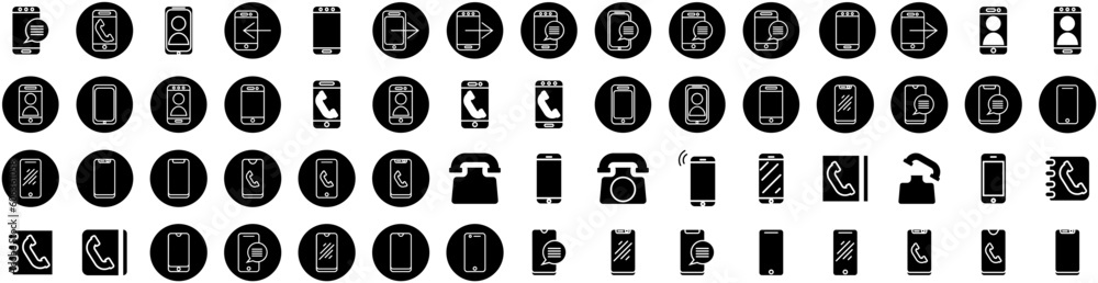 Set Of Mobile Icons Isolated Silhouette Solid Icon With Mobile, Smartphone, Mockup, Phone, Isolated, Cellphone, Screen Infographic Simple Vector Illustration Logo Set Of Mobile Icons Isolated Silhouette Solid Icon With Mobile, Smartphone, Mockup, Phone, Isolated, Cellphone, Screen Infographic Simple Vector Illustration Logo