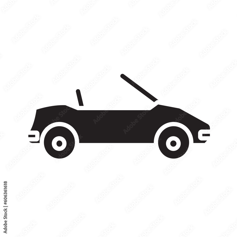 Solid CABRIOLET design vector icon design vector line icon svg Solid CABRIOLET design vector icon design vector line icon svg