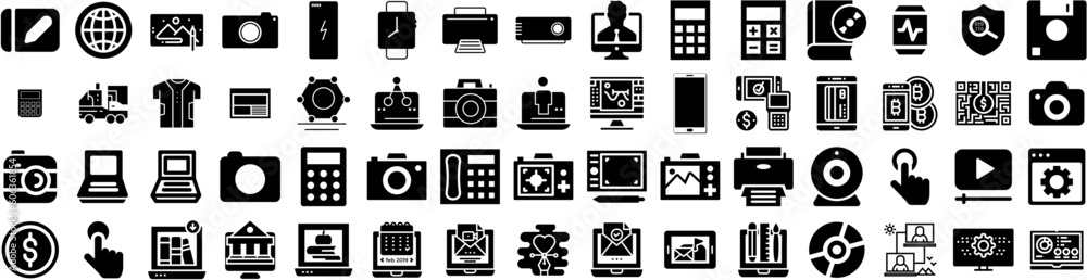 Set Of Digital Icons Isolated Silhouette Solid Icon With Concept, Business, Background, Technology, Network, Digital, Data Infographic Simple Vector Illustration Logo Set Of Digital Icons Isolated Silhouette Solid Icon With Concept, Business, Background, Technology, Network, Digital, Data Infographic Simple Vector Illustration Logo