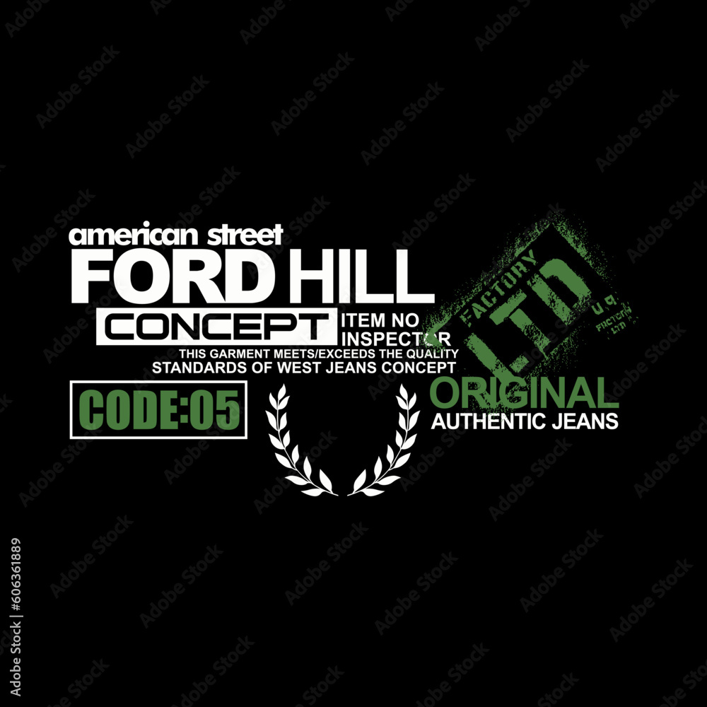 Fototapeta premium Design vector typography for print t shirt, etc.