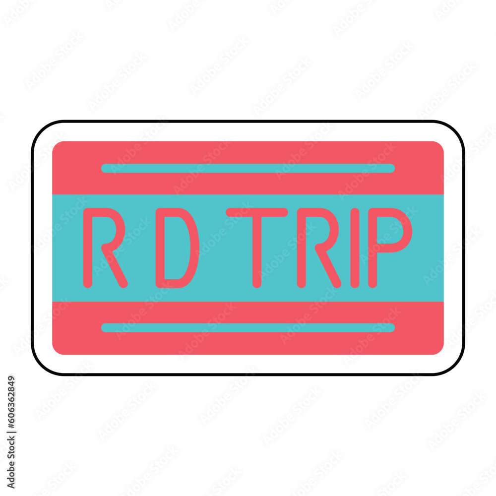 Sticker PLATE NUMBER design vector icon design vector line icon svg Sticker PLATE NUMBER design vector icon design vector line icon svg