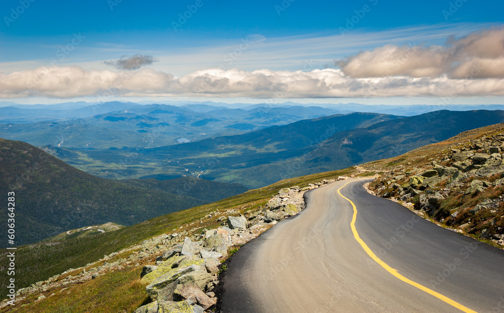 The Road up Mount Washington State Park New Hampshire