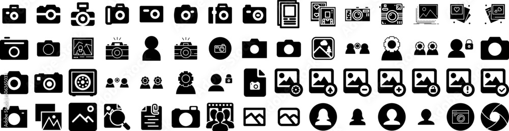 Set Of Photo Icons Isolated Silhouette Solid Icon With Blank, Frame, Paper, Background, Picture, Design, Photo Infographic Simple Vector Illustration Logo Set Of Photo Icons Isolated Silhouette Solid Icon With Blank, Frame, Paper, Background, Picture, Design, Photo Infographic Simple Vector Illustration Logo
