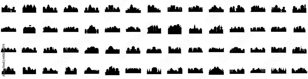 Set Of Building Icons Isolated Silhouette Solid Icon With Architecture, Business, Building, Office, City, Construction, Urban Infographic Simple Vector Illustration Logo Set Of Building Icons Isolated Silhouette Solid Icon With Architecture, Business, Building, Office, City, Construction, Urban Infographic Simple Vector Illustration Logo