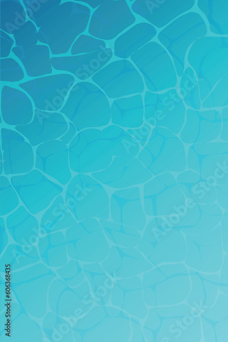 Blue water background, swimming pool water, vector © Viktoria