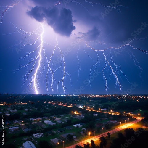 Lightnings in a Stormy Sky, Generative AI