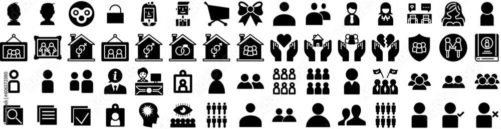 Set Of People Icons Isolated Silhouette Solid Icon With Business, People, Group, Team, Female, Office, Person Infographic Simple Vector Illustration Logo Set Of People Icons Isolated Silhouette Solid Icon With Business, People, Group, Team, Female, Office, Person Infographic Simple Vector Illustration Logo