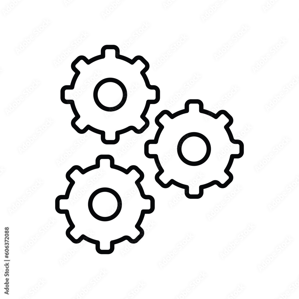Workflow icon vector stock illustration.