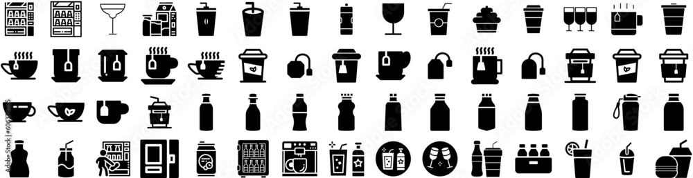 Set Of Drinks Icons Isolated Silhouette Solid Icon With Glass, Young, Beverage, Lifestyle, Woman, Drink, Girl Infographic Simple Vector Illustration Logo Set Of Drinks Icons Isolated Silhouette Solid Icon With Glass, Young, Beverage, Lifestyle, Woman, Drink, Girl Infographic Simple Vector Illustration Logo