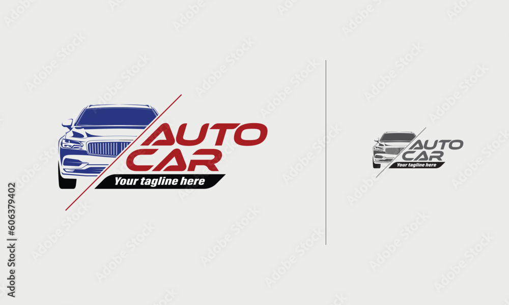 AutoCar-logo and concept design template. AutoCar-logo and concept design template.