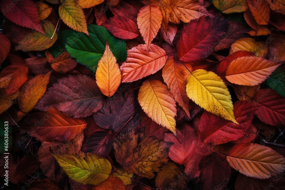 autumn leaves pattern -Ai autumn leaves pattern -Ai