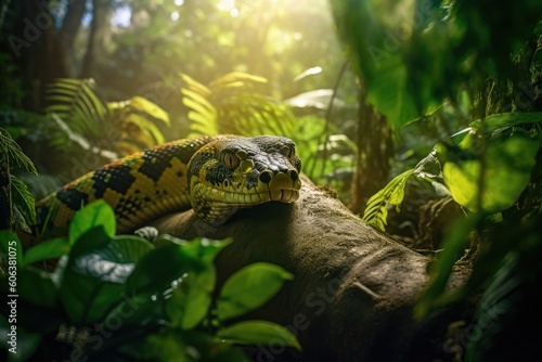 Powerful Serpent of the Rainforest