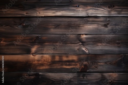 Dark wood texture. Ai. Old planks