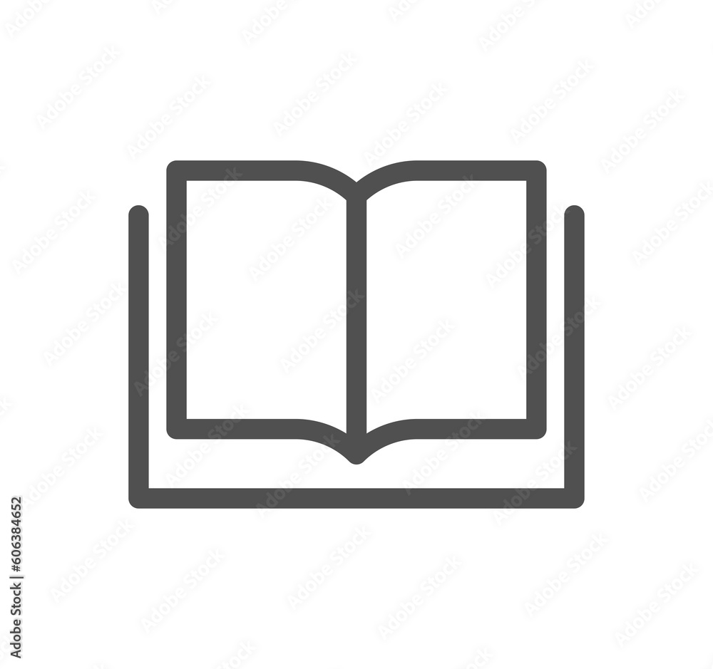 Book related icon outline and linear symbol. Book related icon outline and linear symbol.