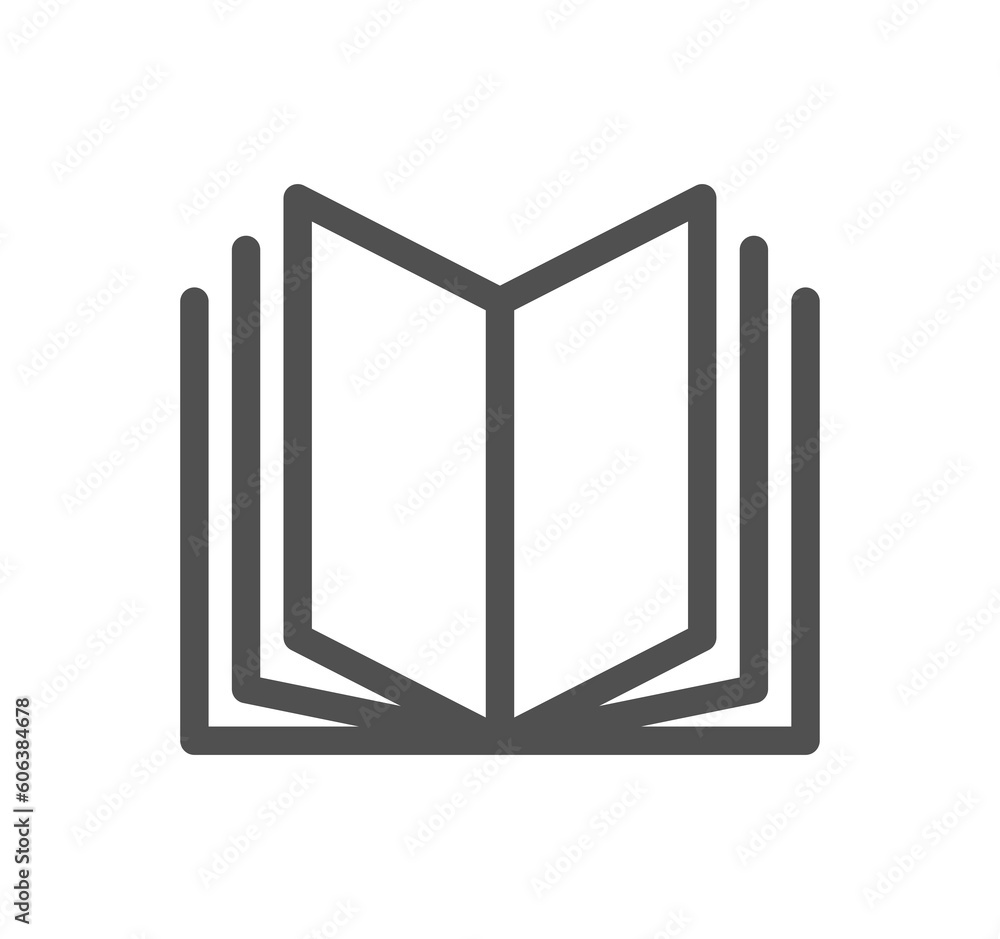 Book related icon outline and linear symbol. Book related icon outline and linear symbol.