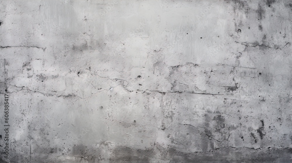 Gray concrete texture. Stone wall background. Generative AI
