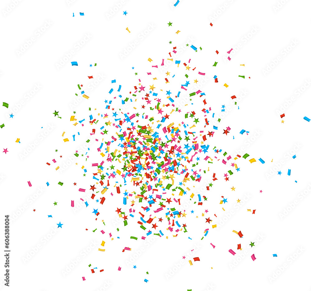 Colorful Confetti Splatter