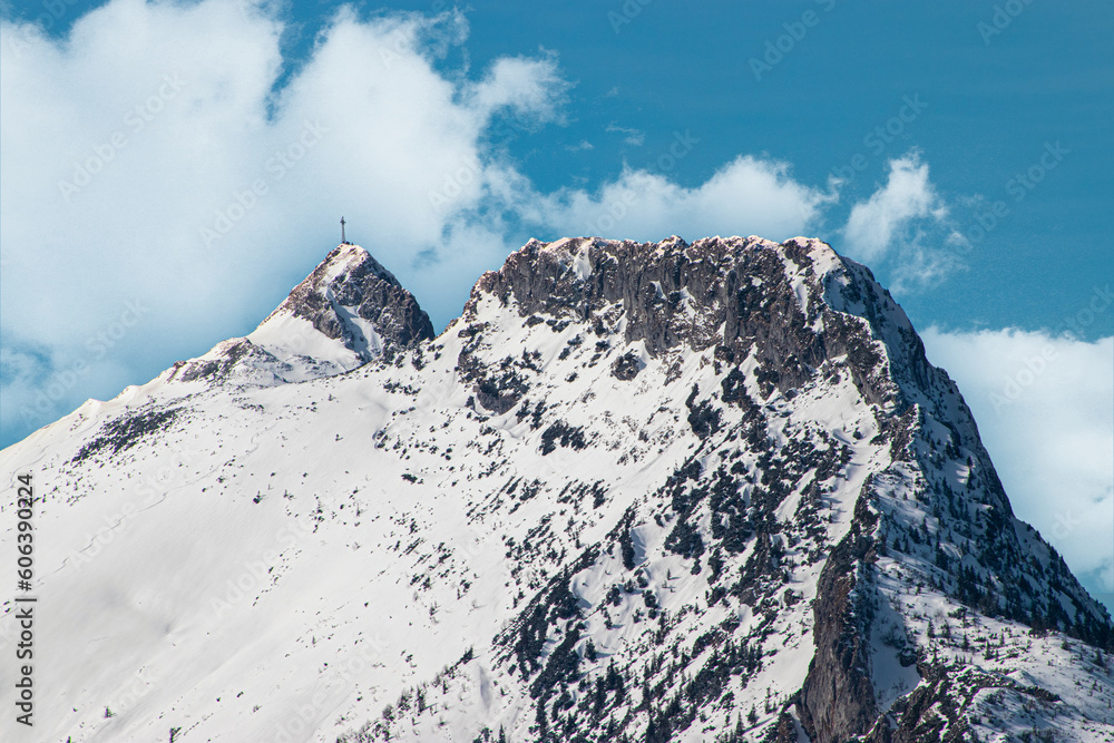 Giewont w chmurach