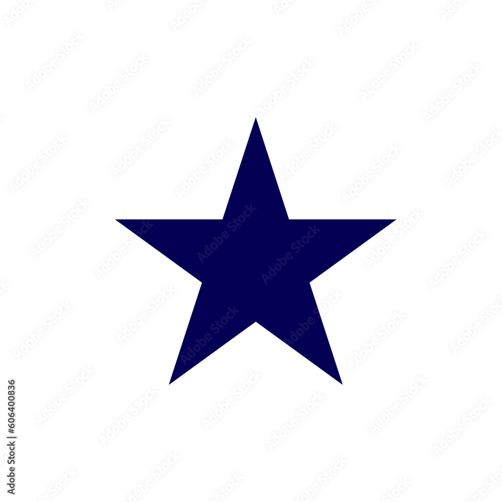 Obraz premium blue star astrological symbol