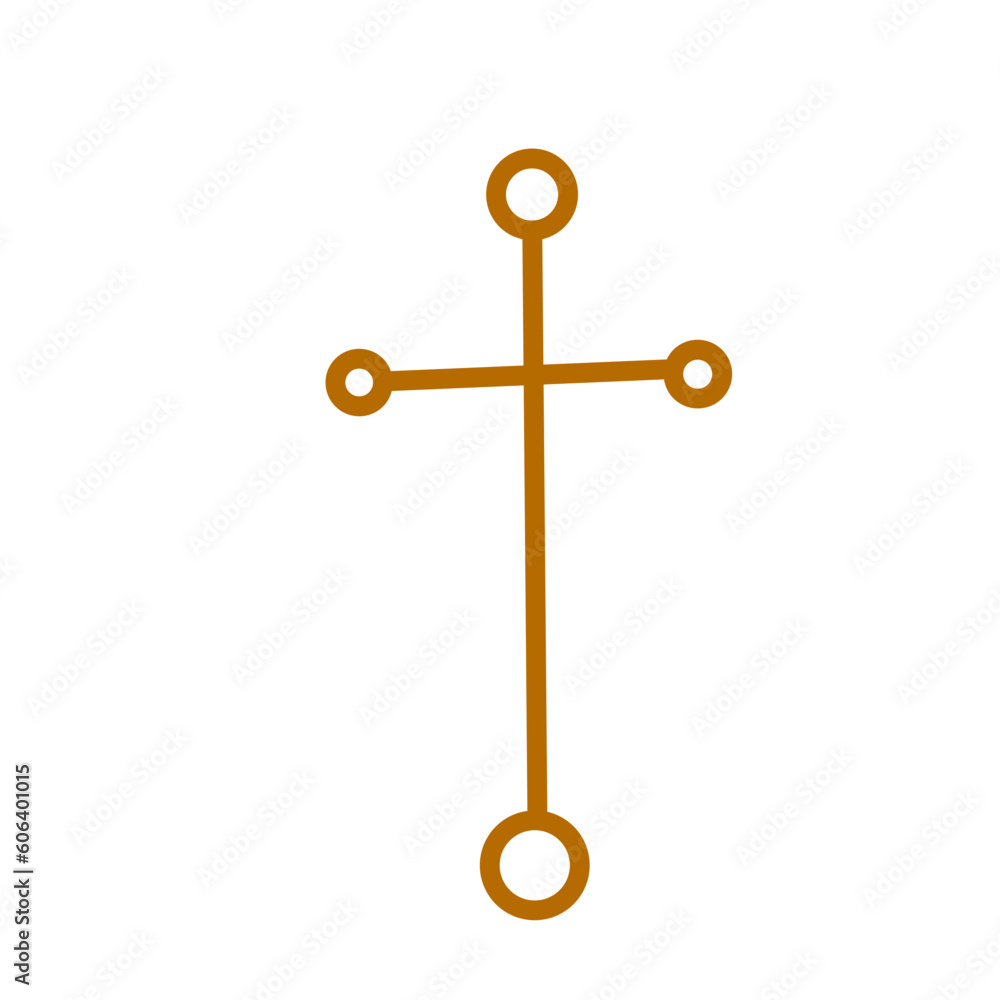 Spiritualistic Geometric Symbol of cross Spiritualistic Geometric Symbol of cross