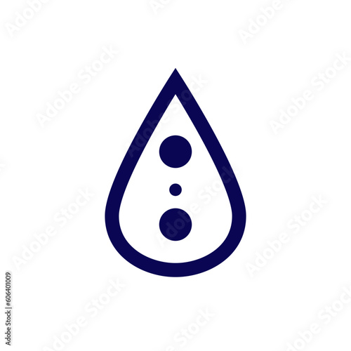 Water drop symbol