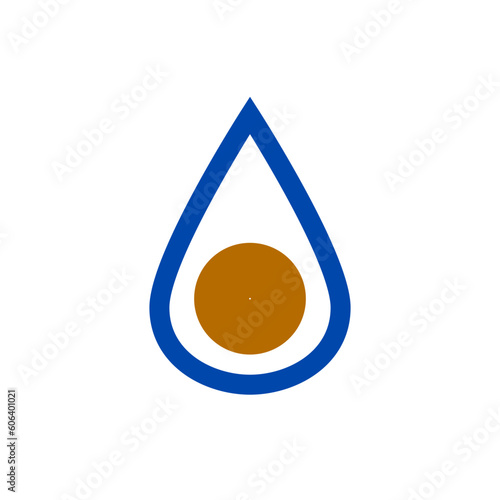Water drop symbol