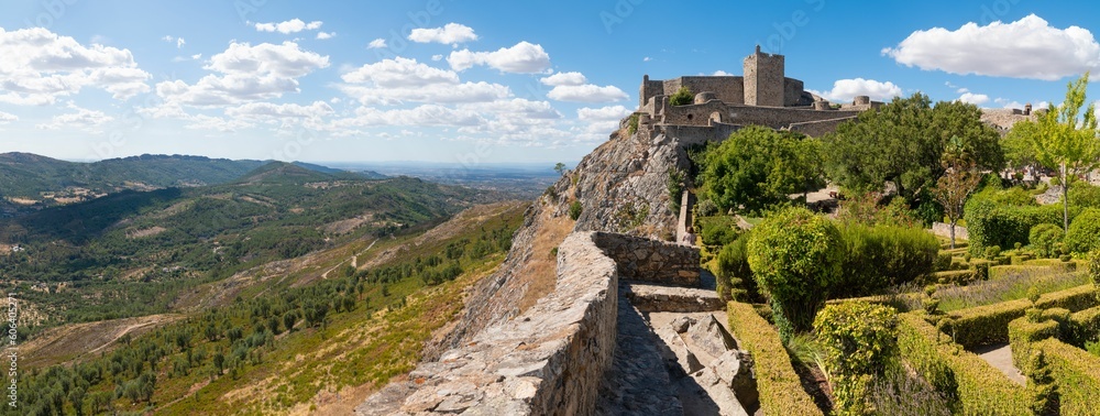 Marvao Castle in the village of Marvao in the district of Portalegre, Portugal