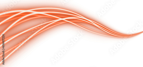 orange Neon Energy Speed effect © irham
