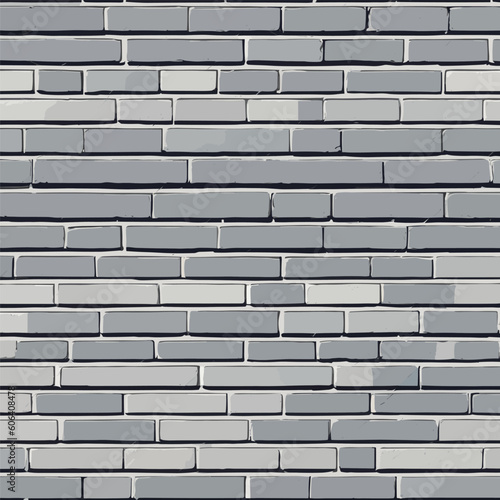 Vector background of a brown brick wall. Vector