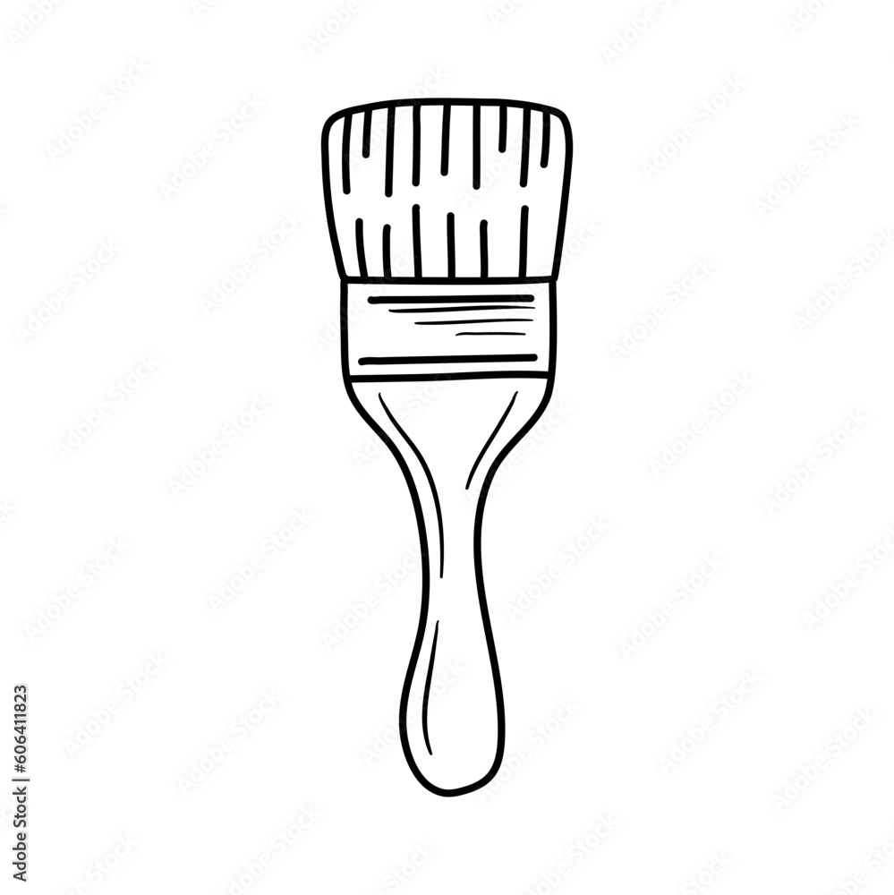 Sketch doodle Paint Brush Vector Sketch doodle Paint Brush Vector