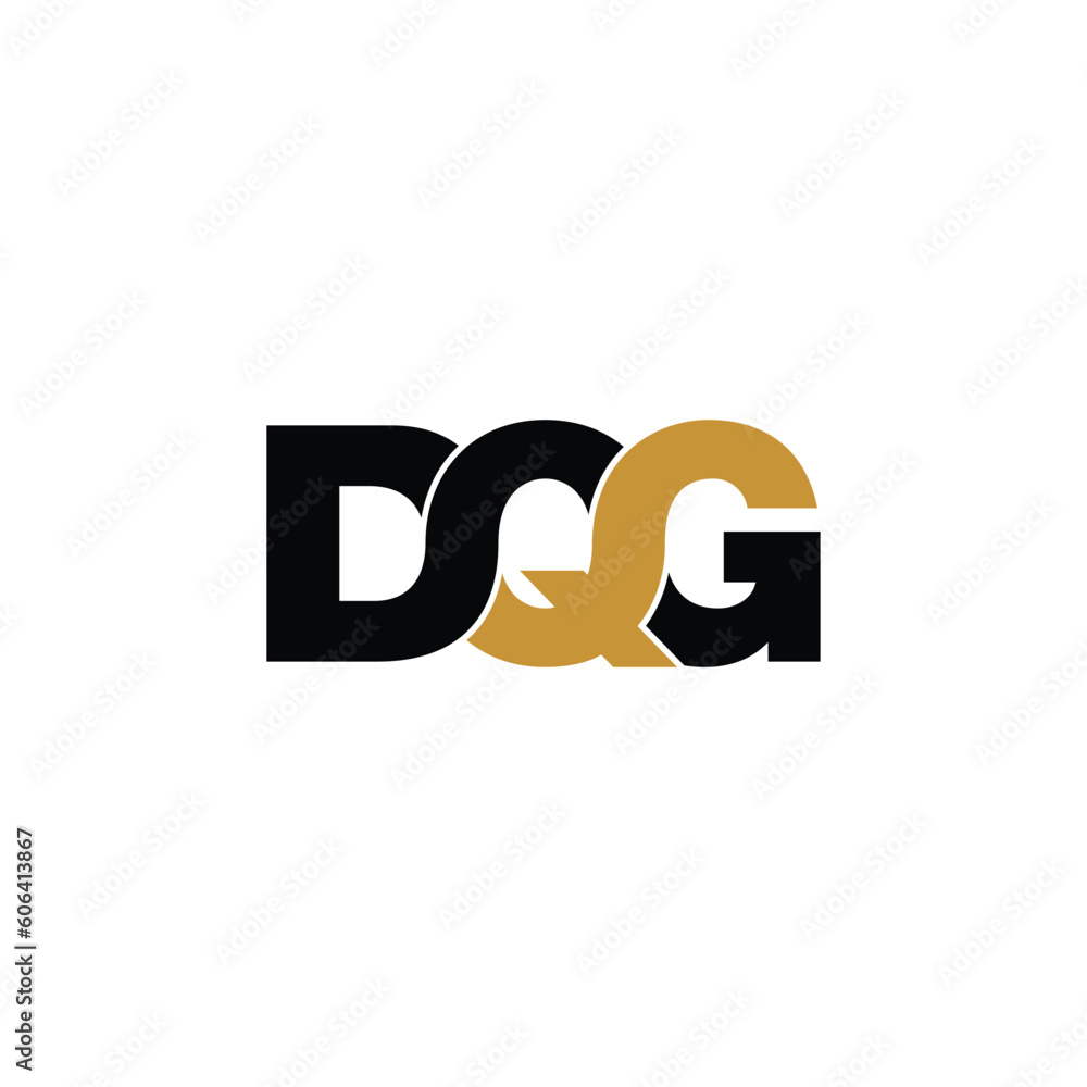 DQG letter monogram logo design vector DQG letter monogram logo design vector
