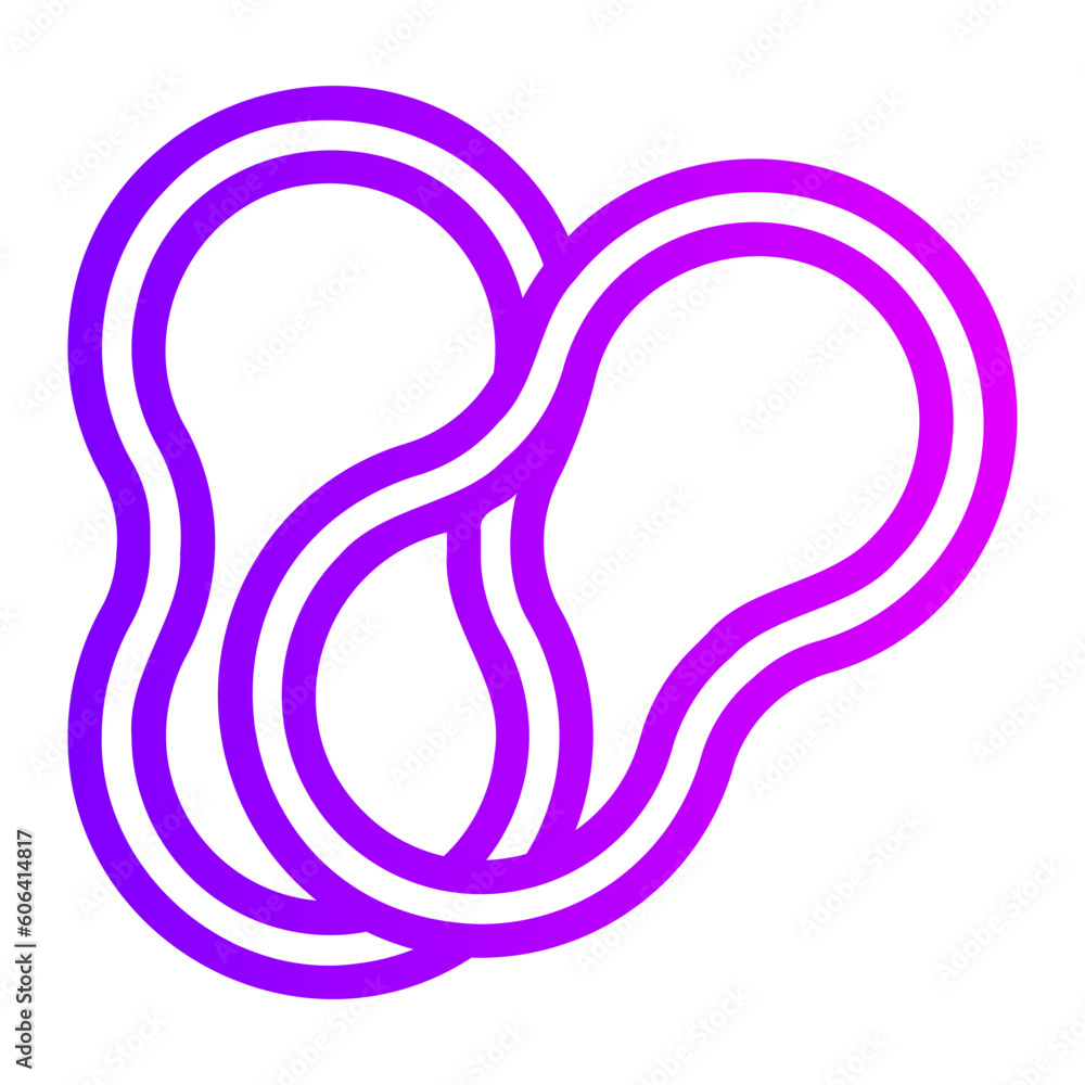 rubber band gradient icon rubber band gradient icon