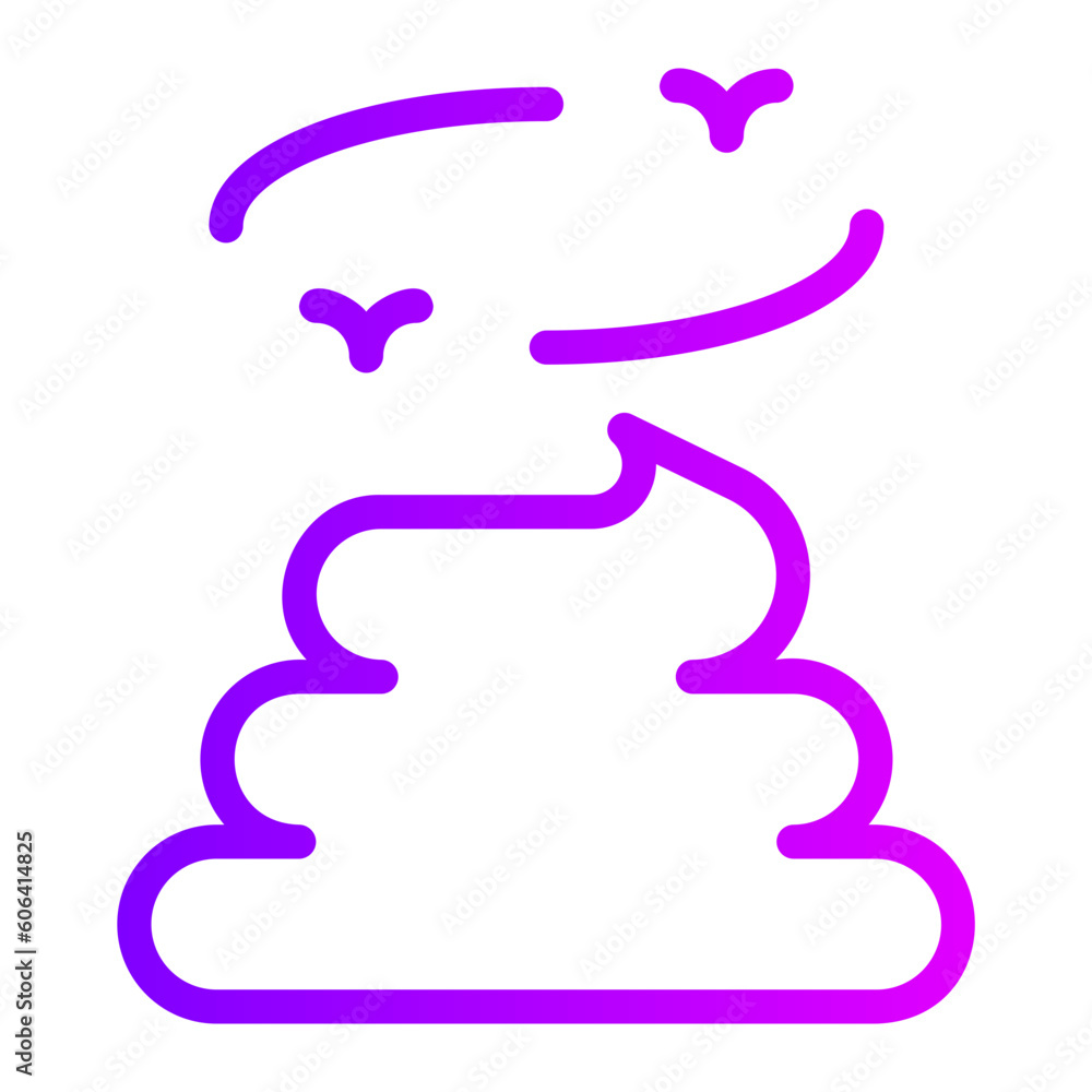 poo gradient icon poo gradient icon